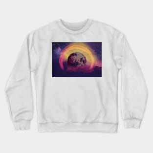 Planet from another dimension Crewneck Sweatshirt